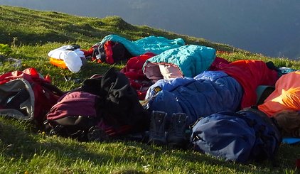 Einsamer Biwakplatz mit Gipfelblick, Bild: Solveig Michelsen